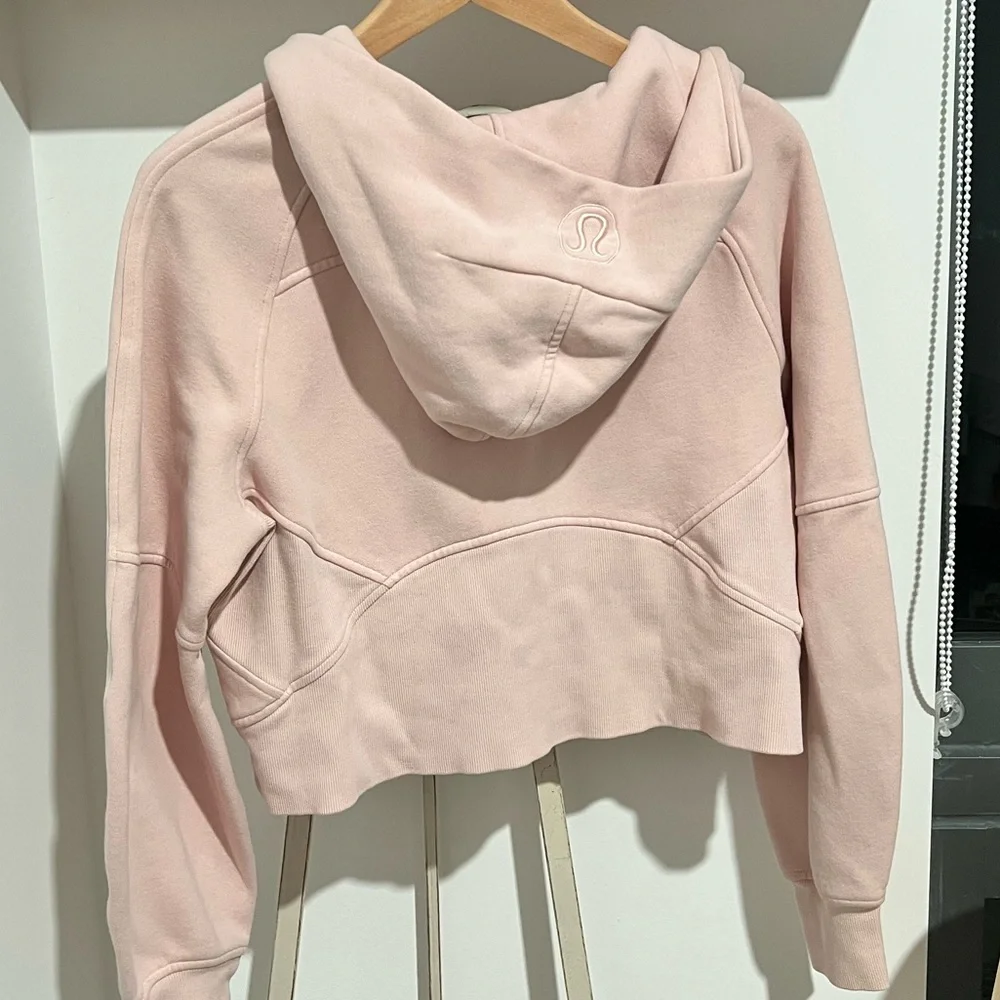 BABY PINK Lululemon Scuba Oversized Half Zip Hoodie - Picture 7 of 8
